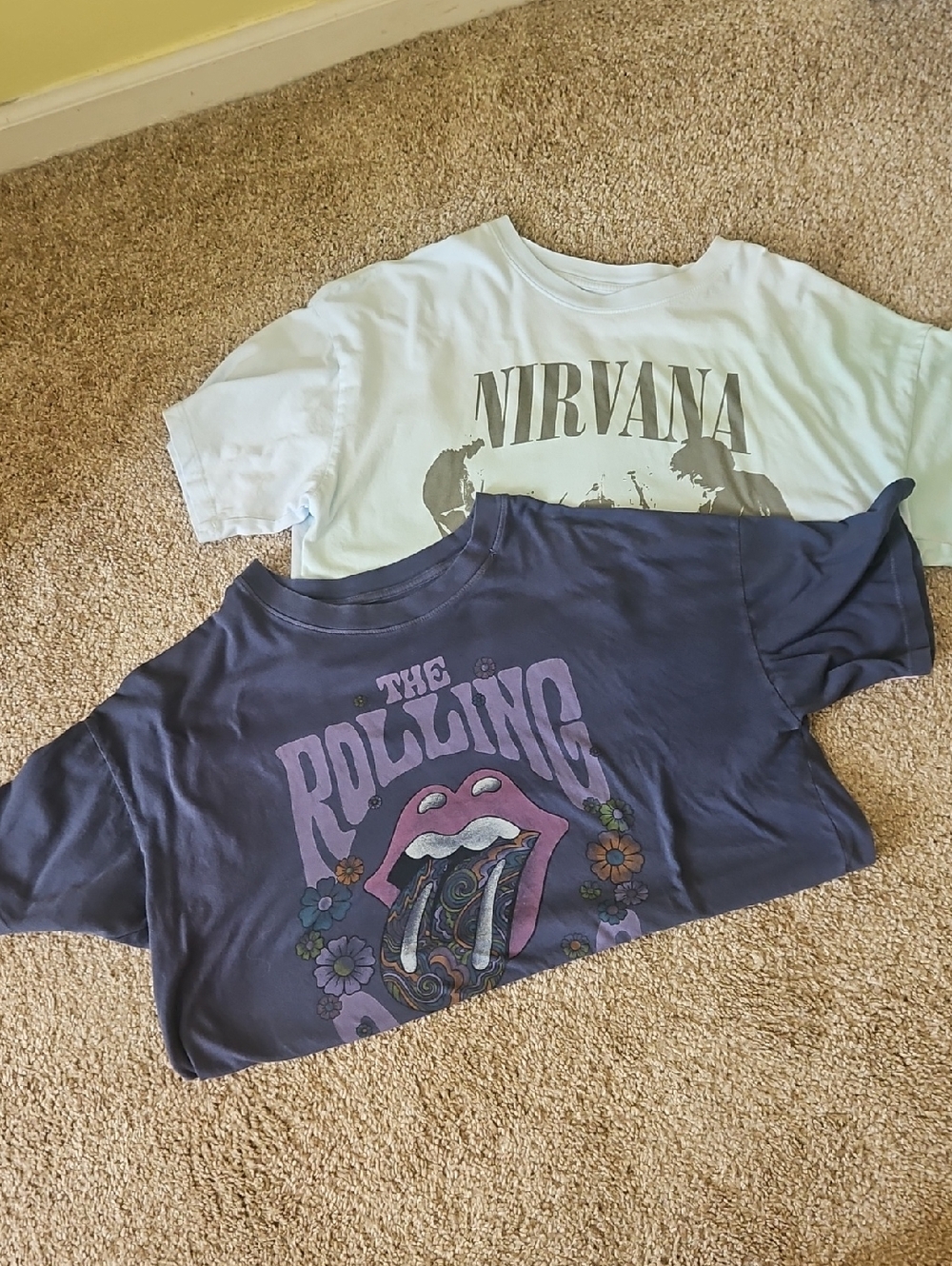 Oversized Graphic Tees Set